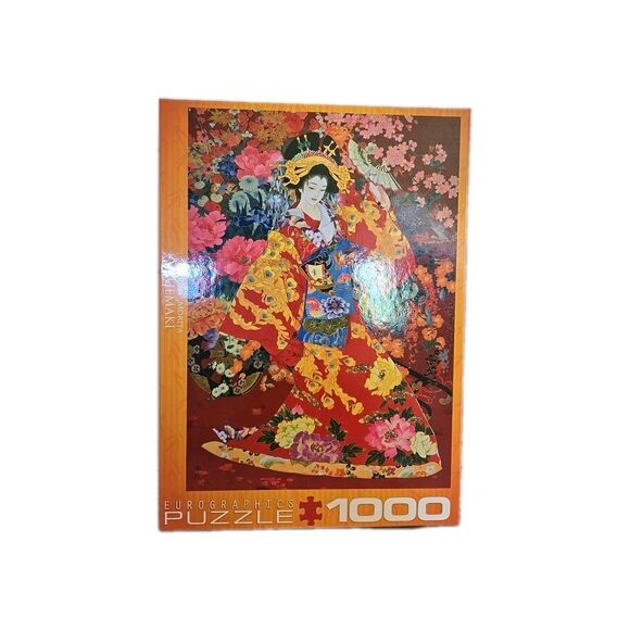Eurographics  Puzzle Haruyo Morita Agemaki Orient Theme 1000 Piece Jigsaw Puzzle - Picture 1 of 7